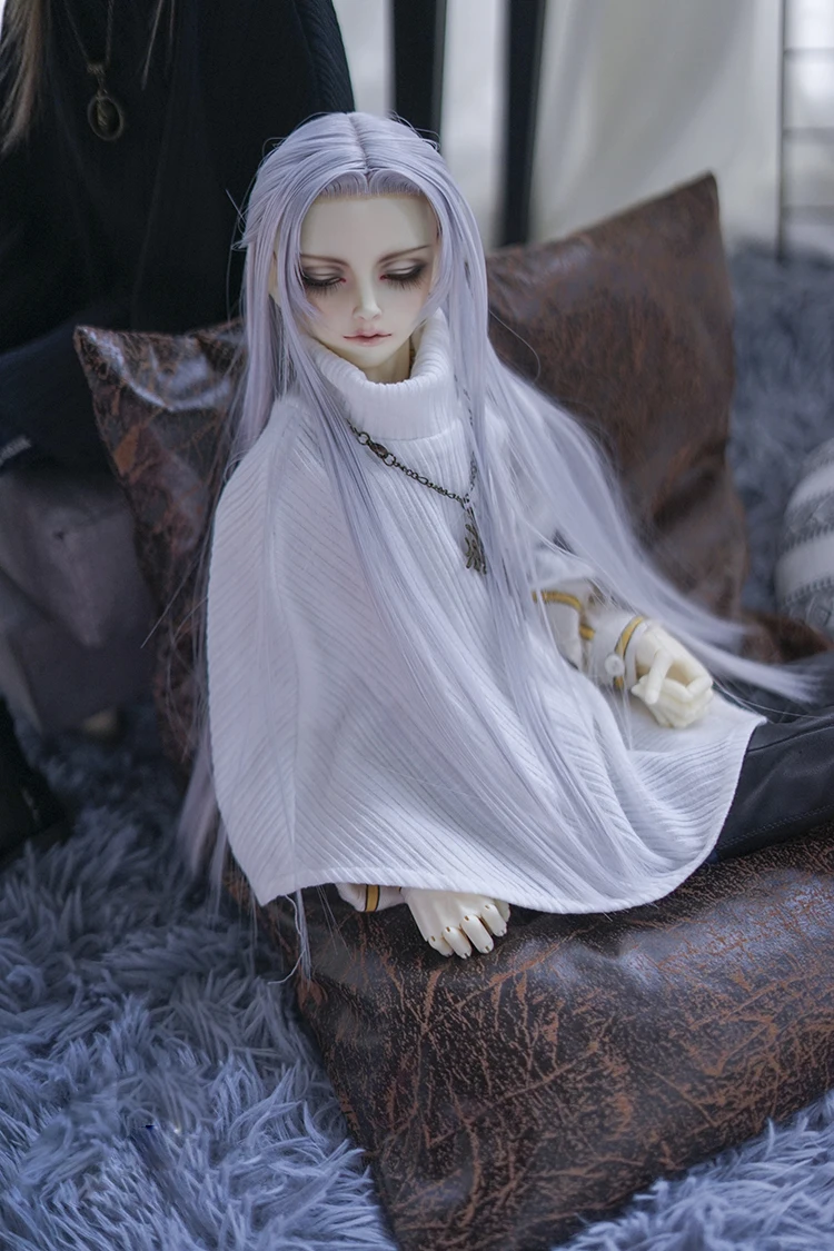 Кукольное платье BJD подходит для 1/3 1/4 1/6 MSD накидка с высоким воротником