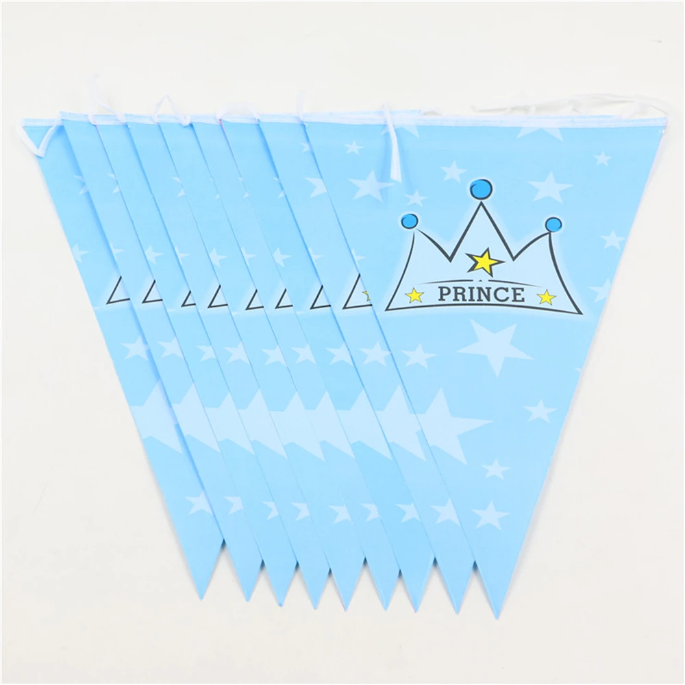 2 5 м вечерние бумажные баннеры Корона принца дизайн для девочек и мальчиков