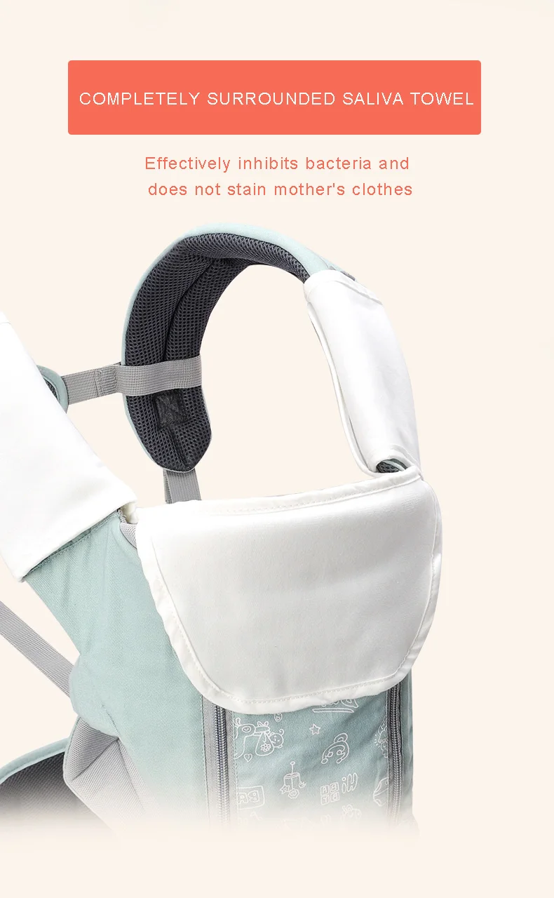 Ibelibaby Детские переноски, эргономичный рюкзак-переноска, Хипсит, удобная хлопковая переноска для новорожденных, противоскользящий стул для малыша