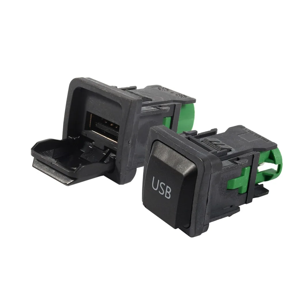 12 В USB переключатель адаптер розетка ABS S3T4 для Volkswagen VW GOLF BORA RCD310 автомобильные аксессуары