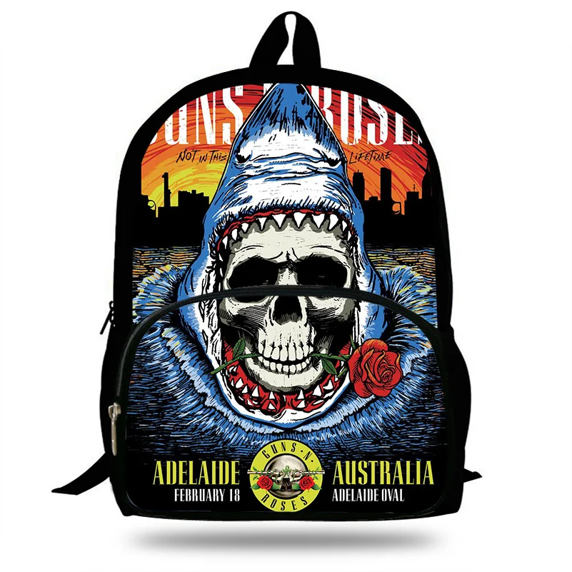 Новинка 2018 школьный рюкзак с надписью Guns N Roses для мальчиков и девочек модный