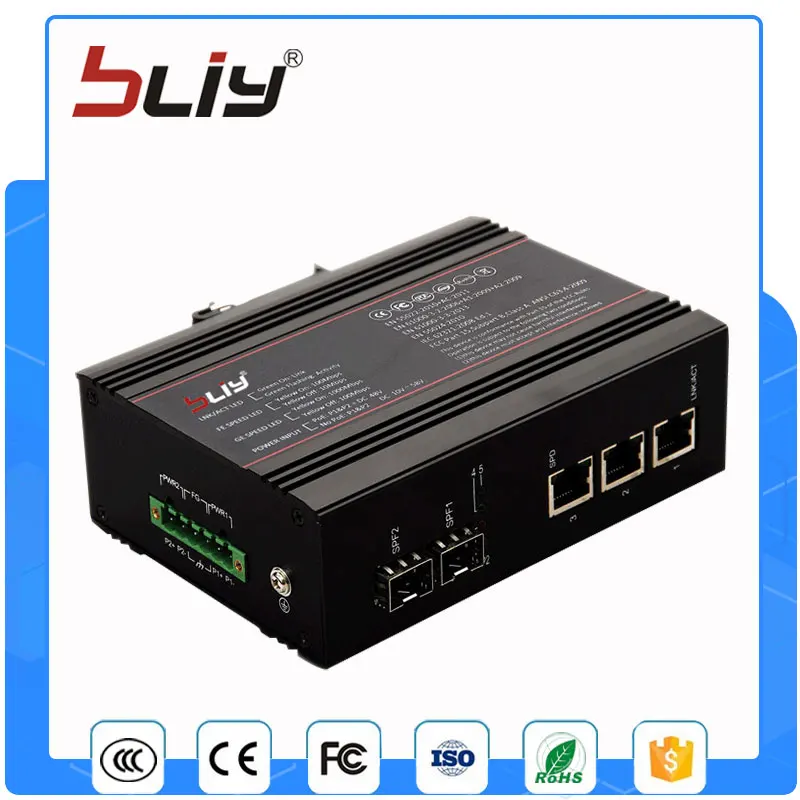 2GX3GT 2 sfp порт коммутатора ethernet до 3 RJ45 Gigabit сетевой коммутатор с стойку|gigabit network