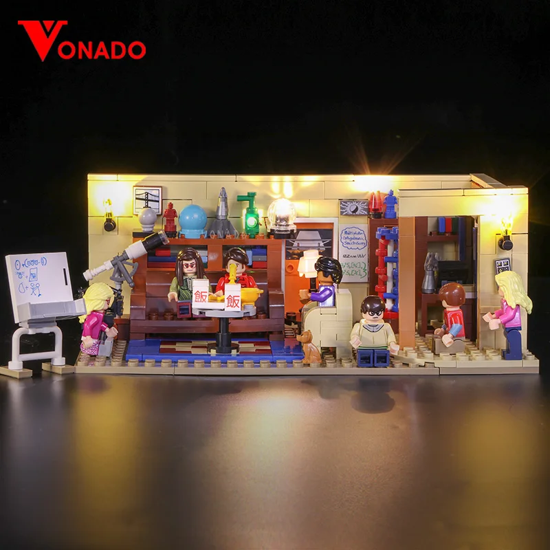 Конструктор lego 21302 со светодиодной подсветкой совместимый с теории Большого