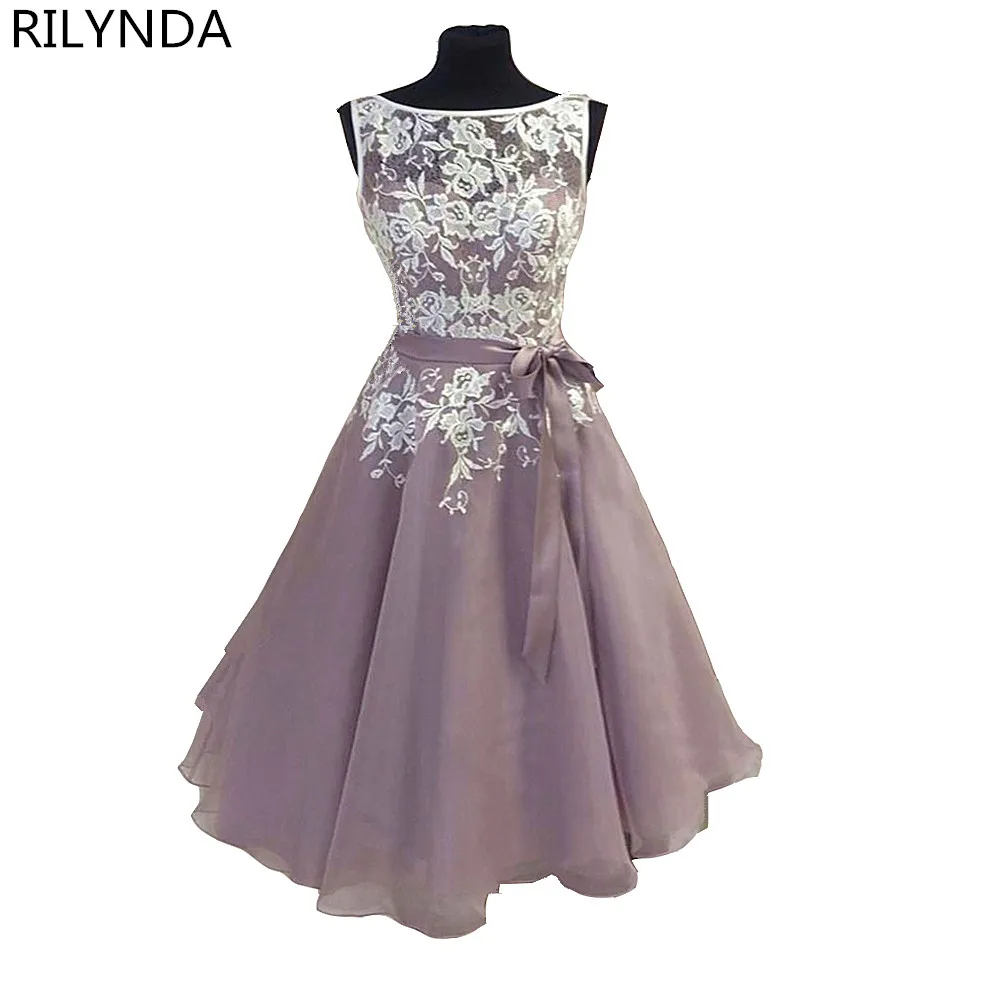 Короткое платье для выпускного вечера черное фиолетовое розовое кружевное