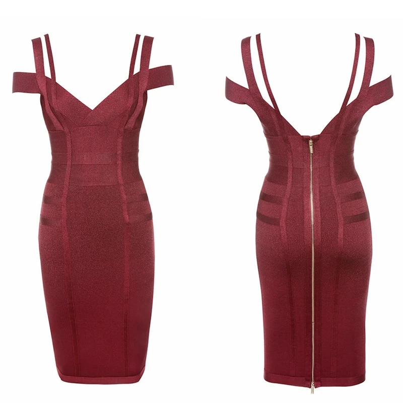 2017 элегантное Новое Сексуальное Женское Бандажное платье с коротким рукавом
