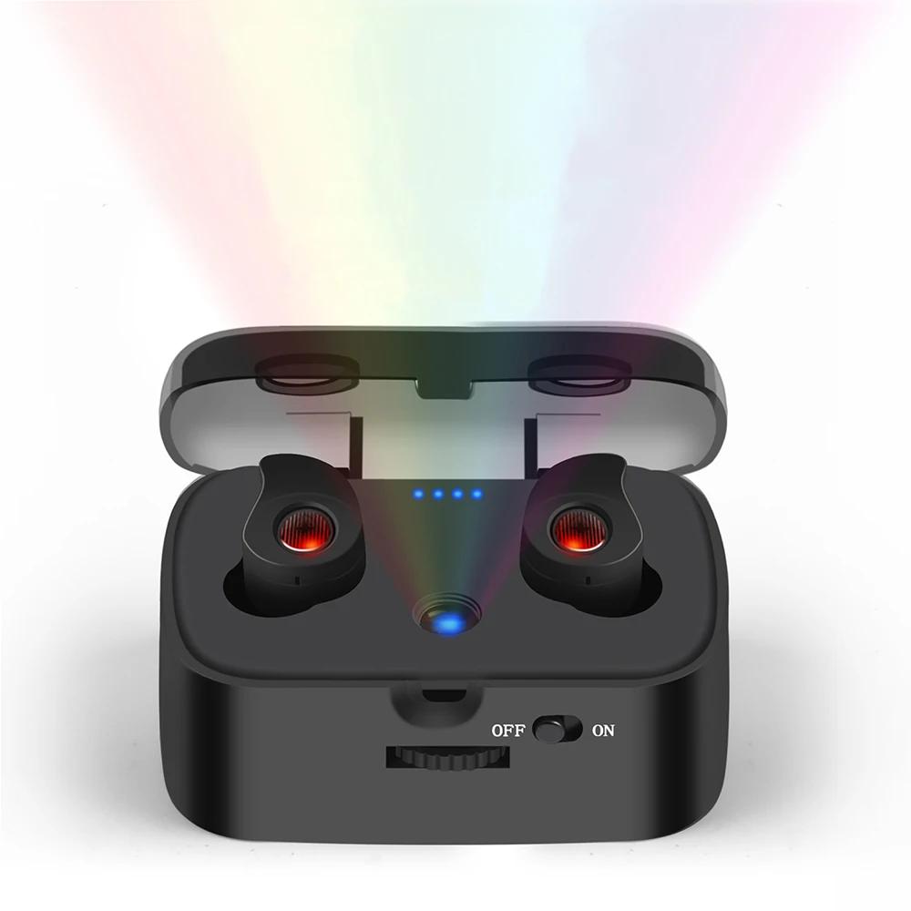 3 в 1 Наушники-вкладыши TWS с беспроводные Спортивные Bluetooth гарнитура для