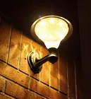 Садовая светодиодная настенная лампа TRANSCTEGO на солнечной батарее, 32 светодиода, уличное освещение с питанием от солнечной батареи, водонепроницаемые Уличные светильники с батарейками