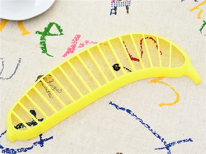 1 шт. слайсер измельчитель бананов Резак Пластиковый банановый салат инструмент