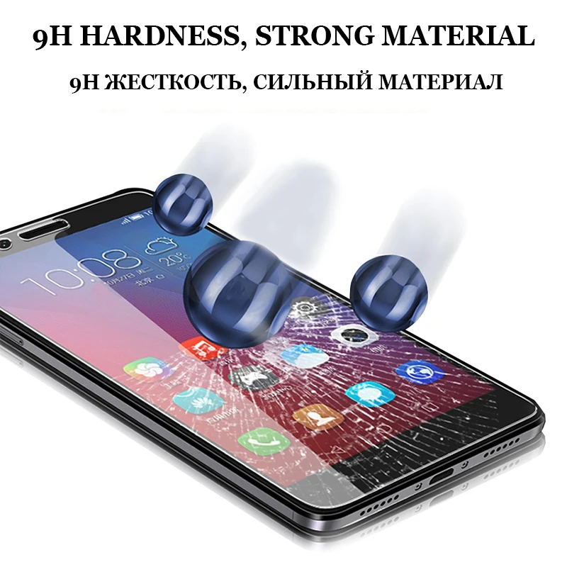 Защитное закаленное стекло для Huawei P9 Lite 2017 P Smart P8 P10 Plus P20 Pro|Защитные стёкла и