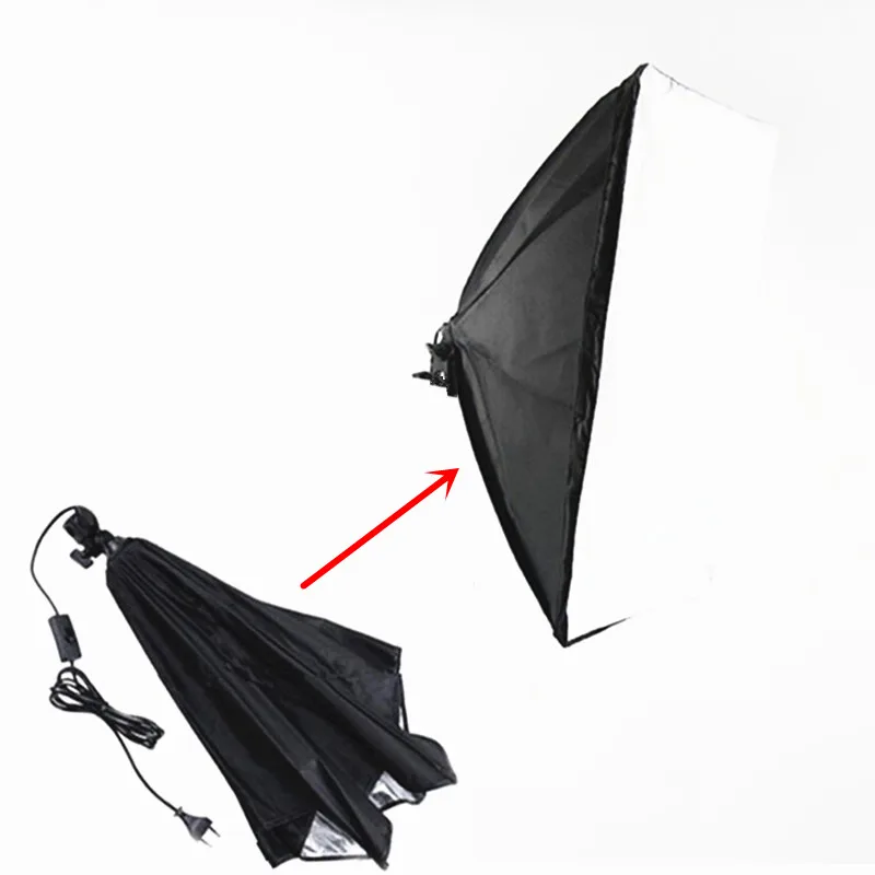 Jadkinsta 2in1 стойка Softbox Комплект тренога для осветительного оборудования 2 м+ 50x70 см фотостудия мягкая коробка круглая световая палатка фотографии
