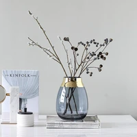 glass vase transparent vase modern minimalist home living room table decoration ornaments