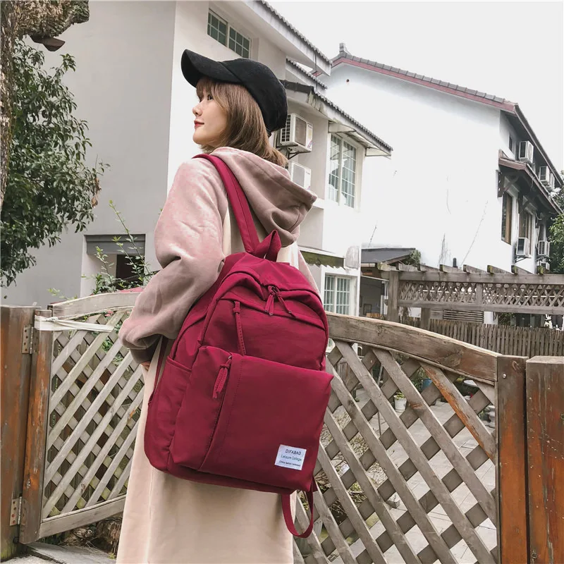 Водонепроницаемый рюкзак для женщин нейлоновый путешествий женский ноутбука в