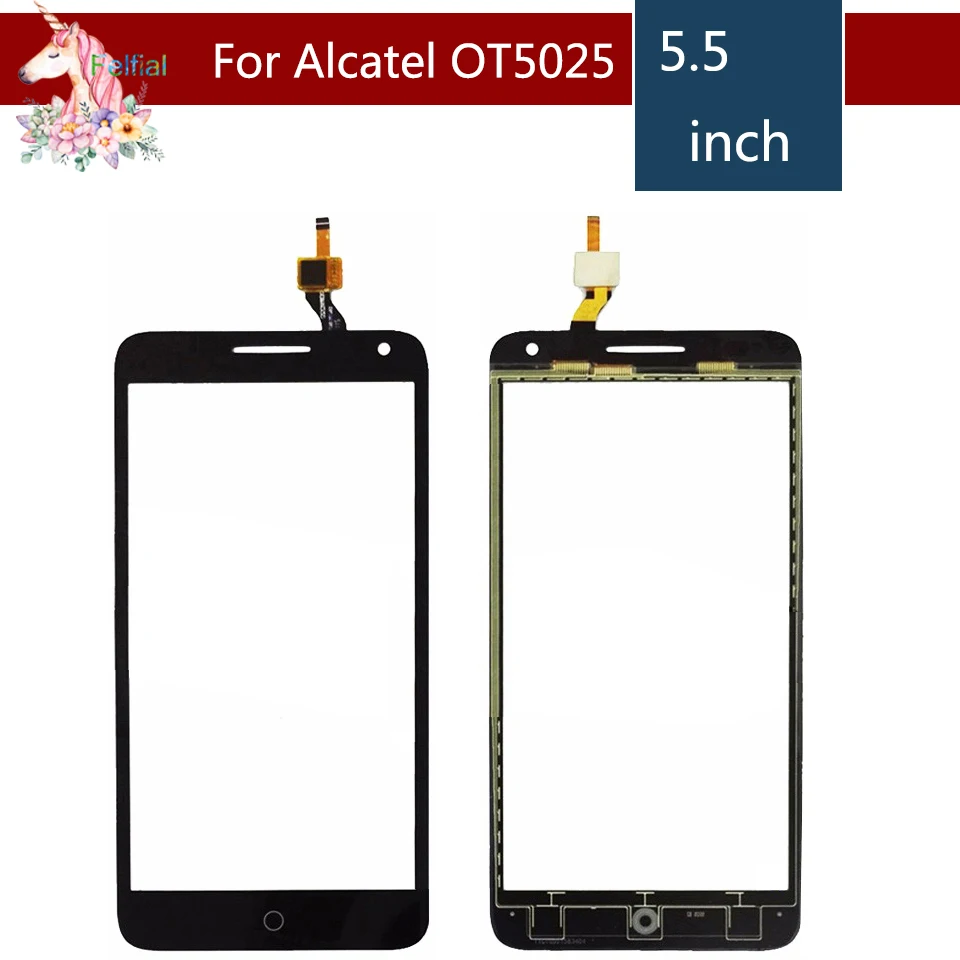 Для Alcatel One Touch Pop 3 5 OT5025 5025D 5025 сенсорный экран дигитайзер сенсор внешнее стекло