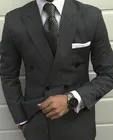 2020 последние курительные серые куртки kingsman мужской свадебный костюм смокинг для выпускного вечера Slim Fit 2 шт пользовательские мужские костюмы для жениха terno masculino
