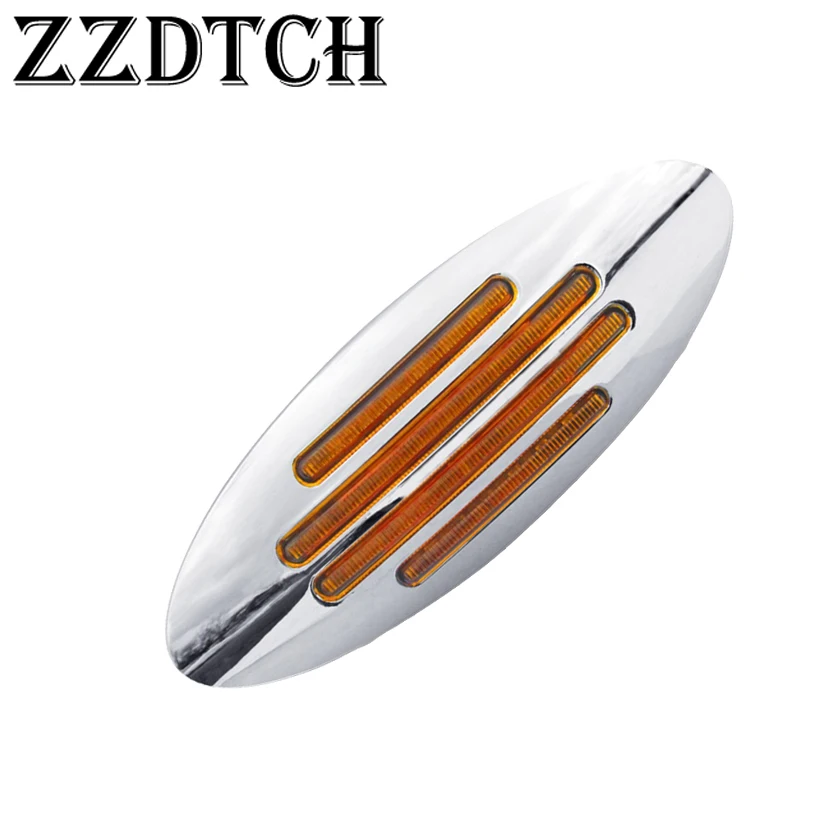 ZZDTCH 10 шт. 12 В 24 светодиода боковые габаритные огни для грузовиков фургонов