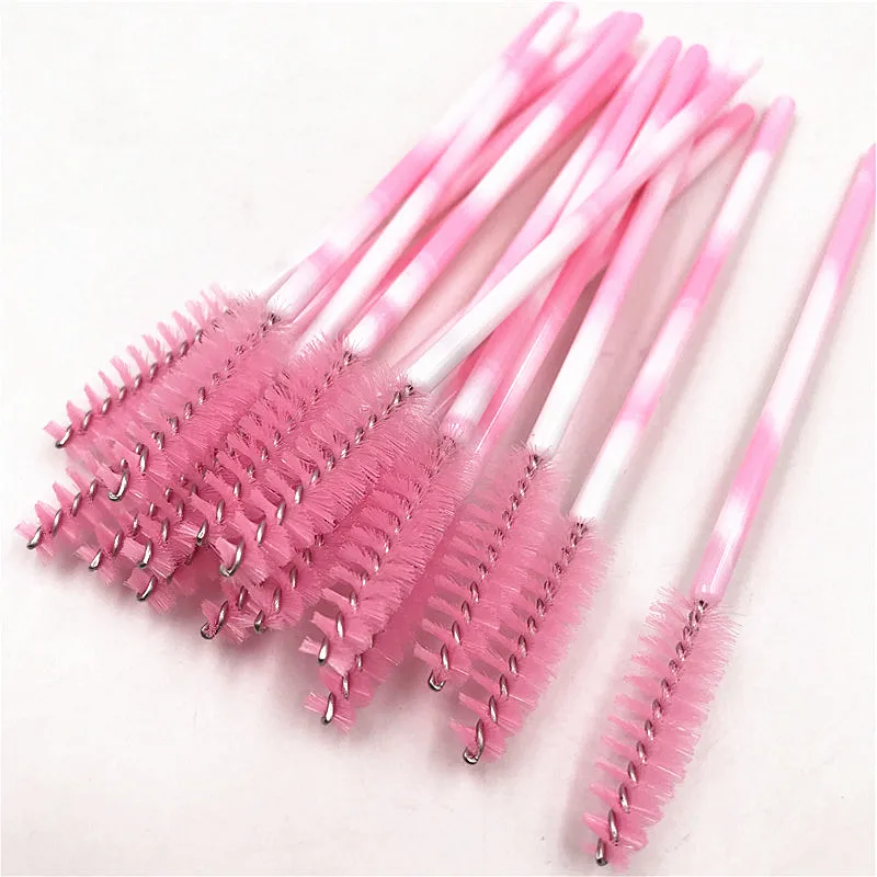 Кисти для макияжа одноразовые с цветной ручкой аппликатор туши нейлоновые