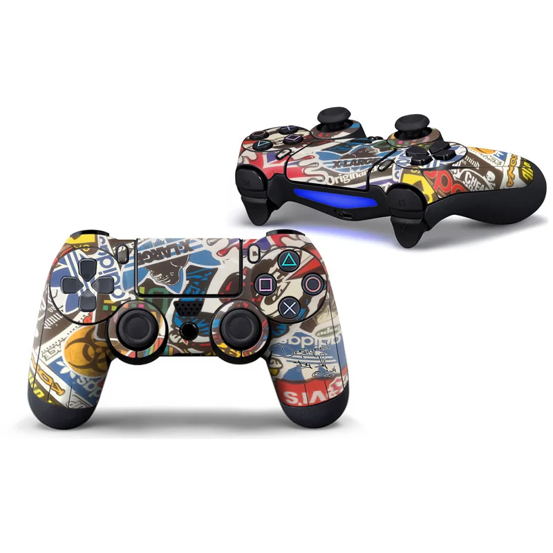 Мультяшная Виниловая наклейка для sony Playstation 4 контроллер Защитная крышка наклейка для PS4 Геймпад наклейка аксессуары