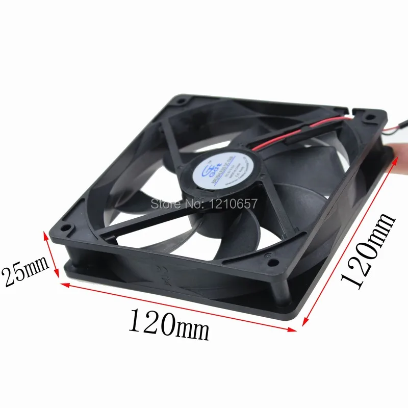 1 шт. Gdstime 120 мм 120x120x25 DC 5 В USB Бесщеточный Охлаждающий вентилятор 1800 об/мин|usb table fan|usb
