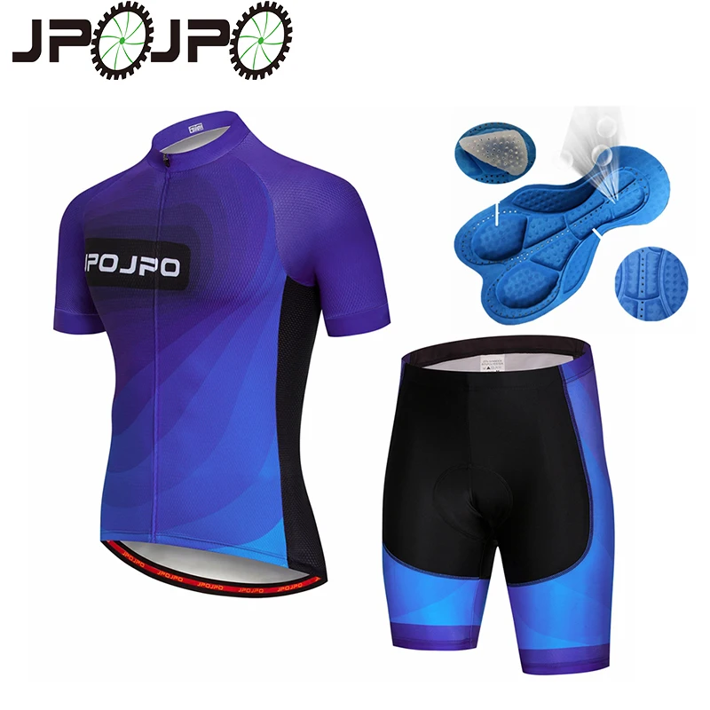 JPOJPO Мужская велосипедная майка синяя рубашка одежда Maillot Ropa ciclismo велосипедные