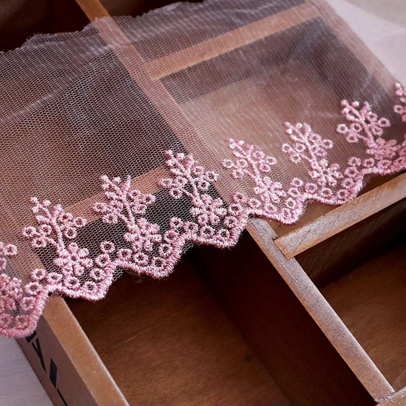 2 метров 10.5 см Ширина вышитые Кружево отделкой ленты ручной работы DIY Шторы