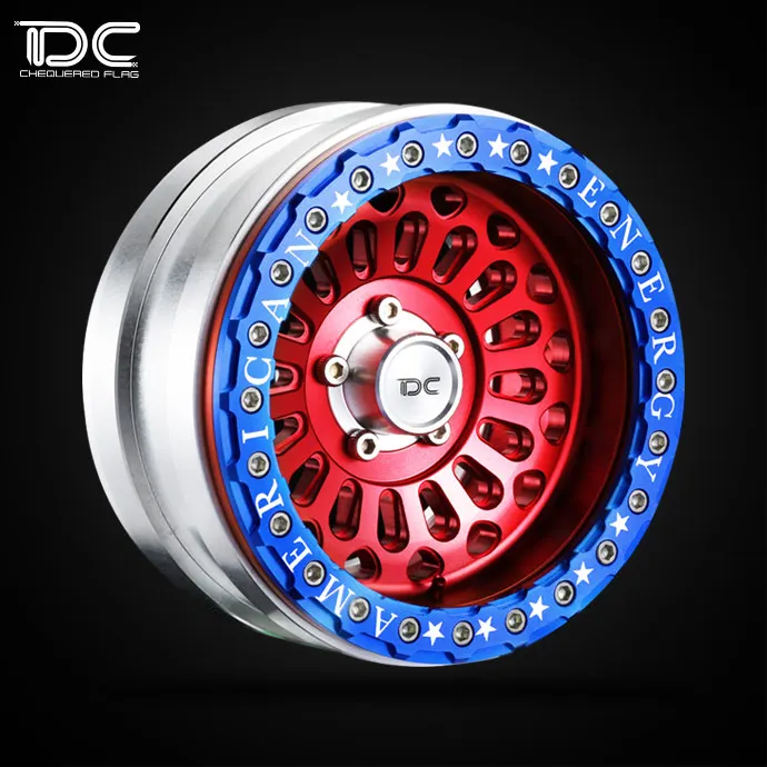 DC 2.2 дюймов сплав ступицы колеса (американский силы) 2 шт./пара 90369 для 1/10 Масштаб RC