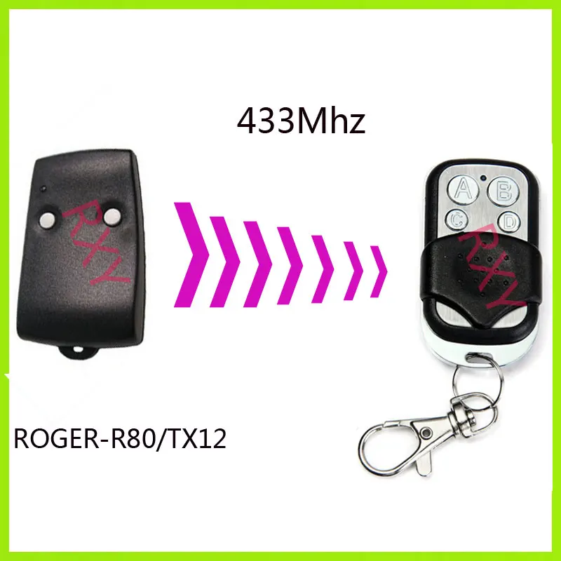 Роджер R80 TX12 X14 TX12R TX14R дистанционное управление 433 92 детской дверью гаража МГц