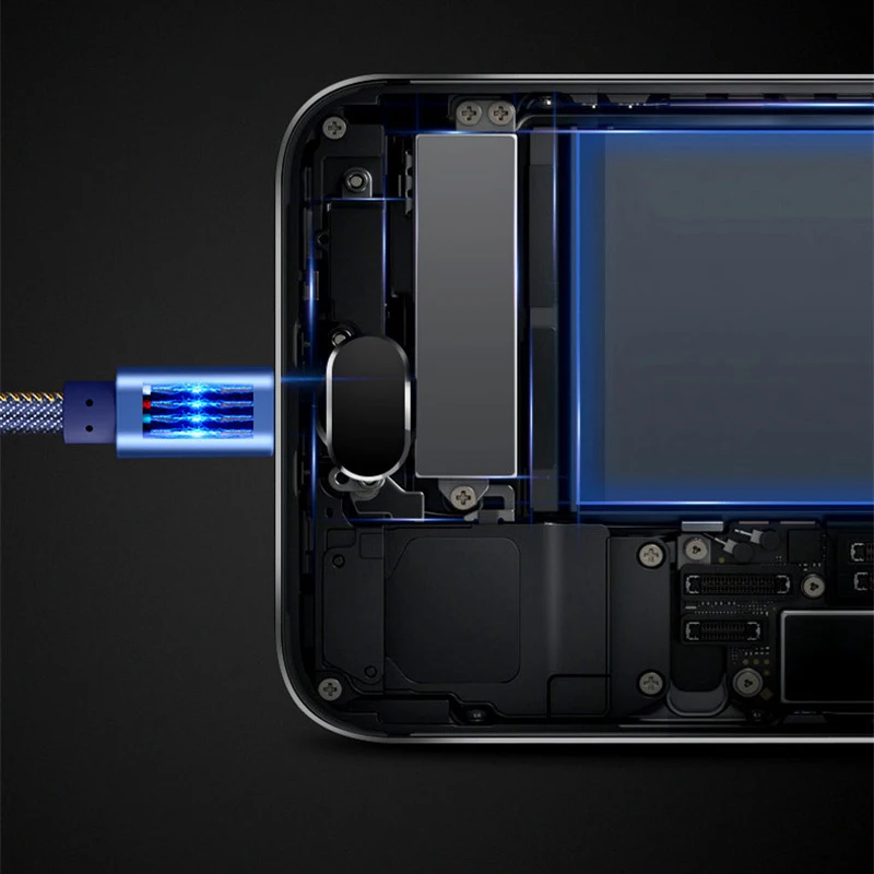 USB кабель для быстрой зарядки передачи данных джинсовый мобильный кабель передачи данных телефона Быстрая зарядка 1/2 м линия для type-C Android iPhone