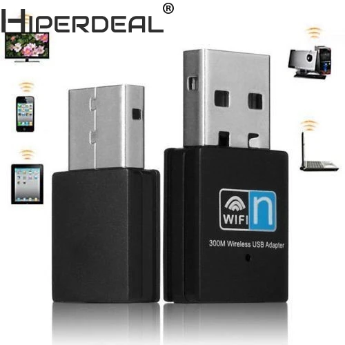 HIPERDEAL мини 300 Мбит/с USB беспроводной WiFi адаптер 802.11n/g/b LAN Интернет сетевой адаптер Oct30HW