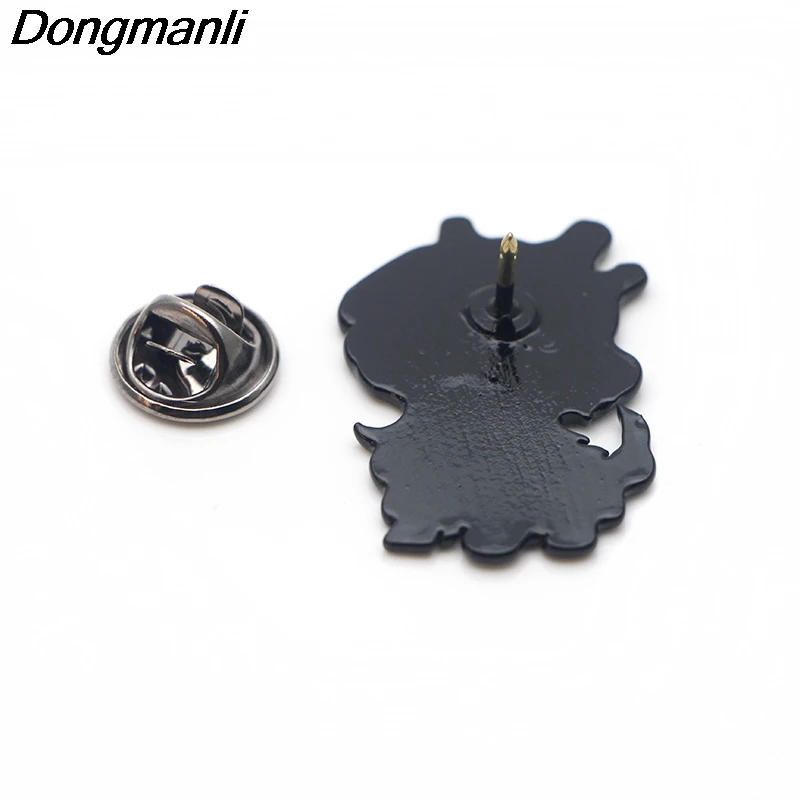 P3191 Dongmanli Рик и Морти собаки металлические эмалированные булавки и броши для женщин мужчин нагрудные булавки рюкзак сумки значок подарки