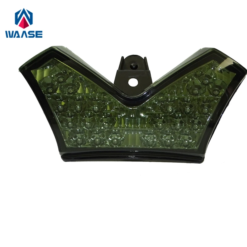 Waase для Kawasaki Ninja ZX14 ZX14R ZX-14R ZX1400 ZZR1400 2006 2007 2008- хром задний стоп-сигнал поворота Встроенный светодиодный фонарь