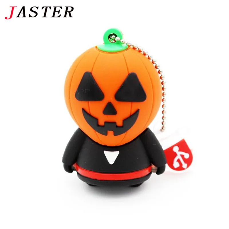 JASTER ужасающий призрак USB флэш-накопитель мультфильм U диска память флешки 8 GB 16 GB 32 GB Прохладный Хэллоуин подарки - Цвет: A