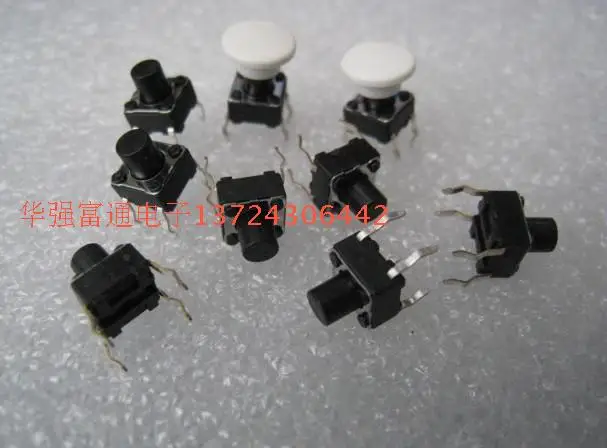 20PCS/LOT Imported Japanese ALPS 6*6*7 switch with cap key micro line four | Обустройство дома