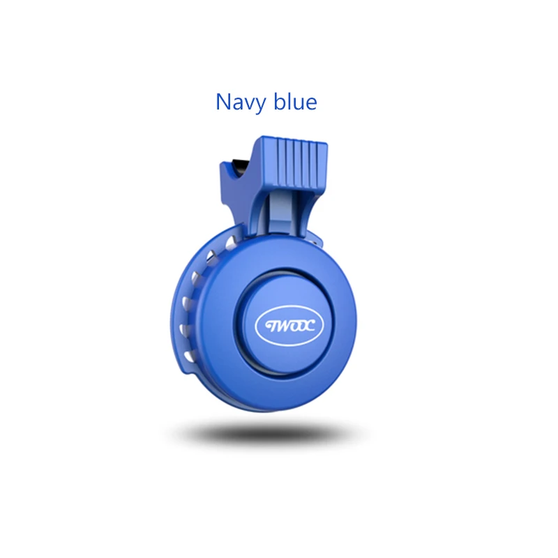blue TWOOC, невидимый велосипедный звонок, USB, электрический велосипедный рог, тембр, велосипедный руль, сигнализация, громкий Рог, кольцо, звонок, 120 дБ - Цвет: blue