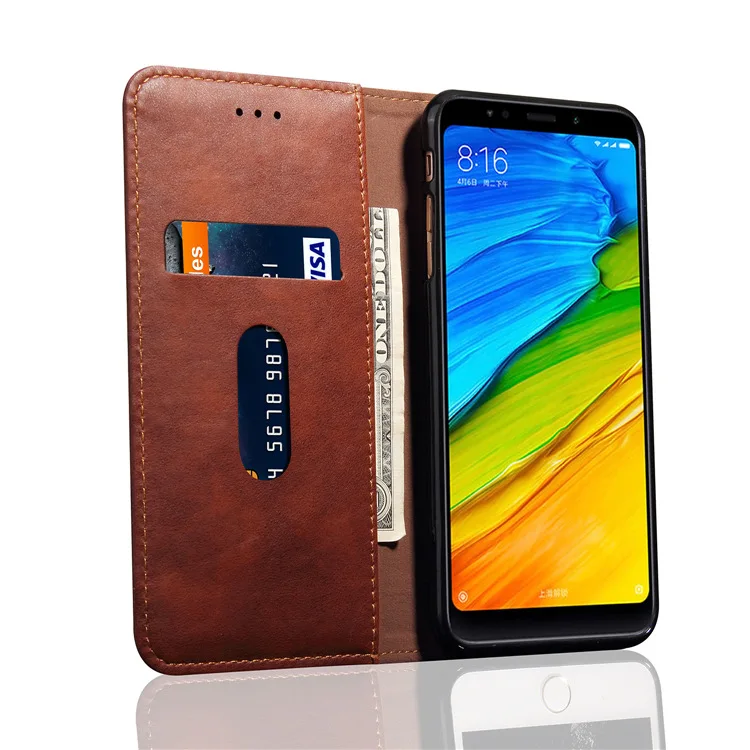 Роскошный кожаный чехол для смартфона в стиле ретро для Xiao mi Red mi 4x Note 6 Pro Note 5 mi 8 Se A2 A1 PU откидной кошелек для Red mi Note 6 Pro
