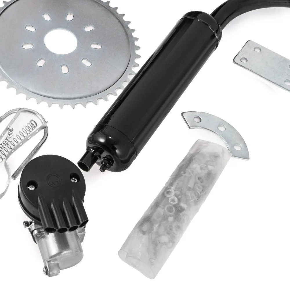 Моторизованный двухтактный велосипед с электроприводом 80 куб. См|Аксессуары для