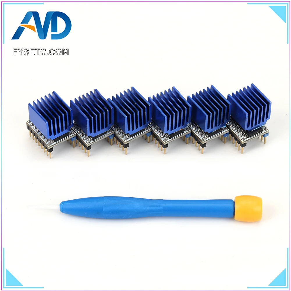 Драйвер шагового двигателя Stepstick S6128 V1.1 3D принтер THB6128 чип до 2 А пиковый ток