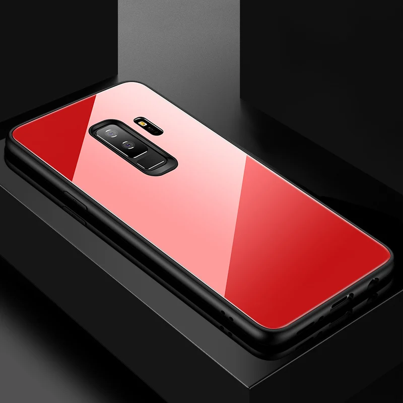 Suntaiho стеклянный чехол для samsung s9 TPU Edge PC galaxy s8 стеклянная задняя крышка S7 A8P 2018 J4 J6