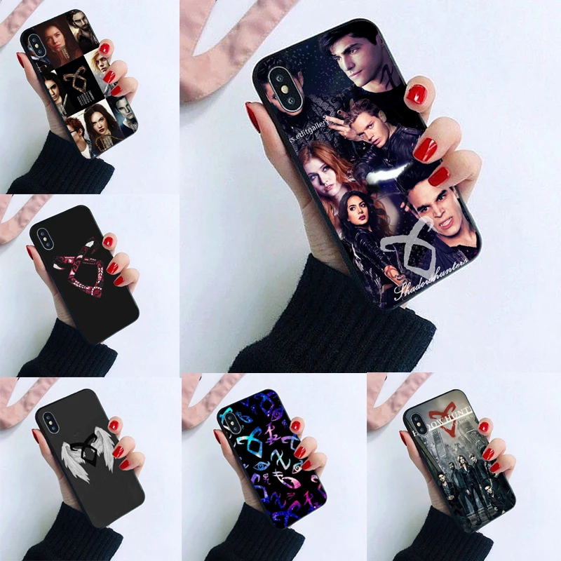 Shadowhunter ANGELIC RUNE Мягкий силиконовый прозрачный чехол из материала TPU чехол для iPhone 4S 5S 5C 6 6S 7 Plus X 10 XS XR XS Max 11Pro MAX