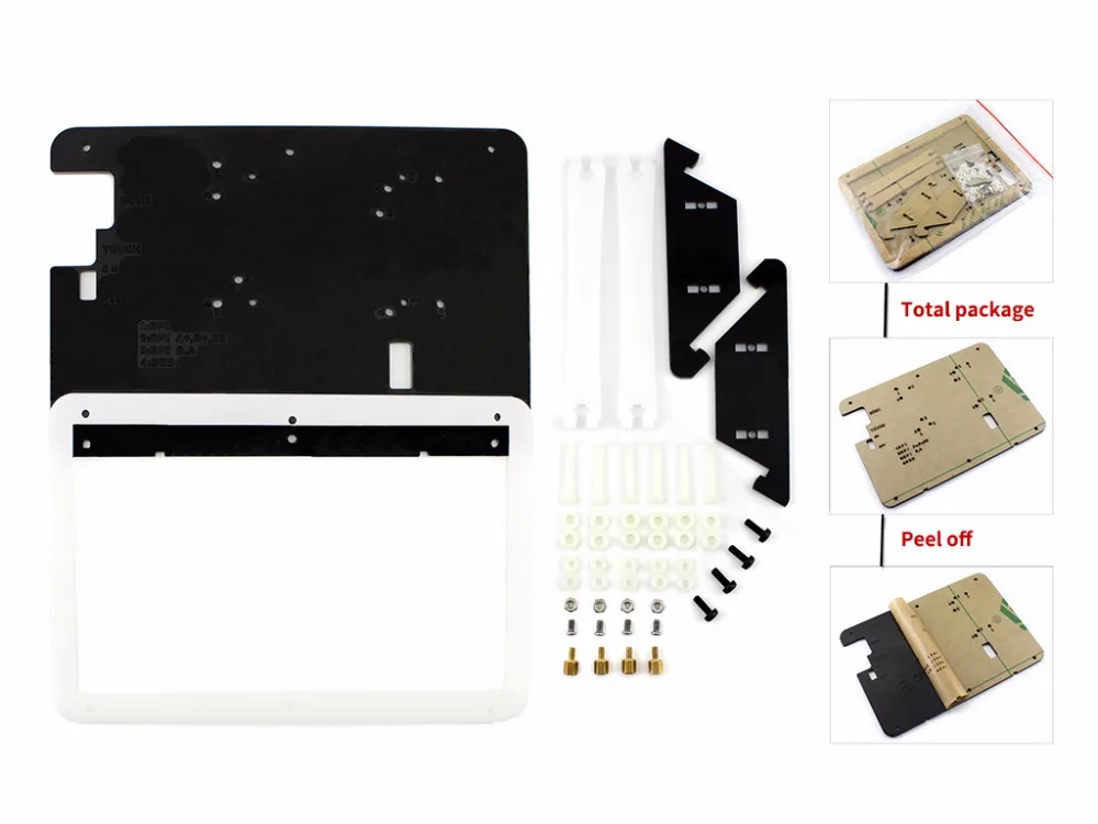 Набор аксессуаров Raspberry Pi для включая 7 дюймовый HDMI LCD (C) биколор корпус 16 Гб Micro SD