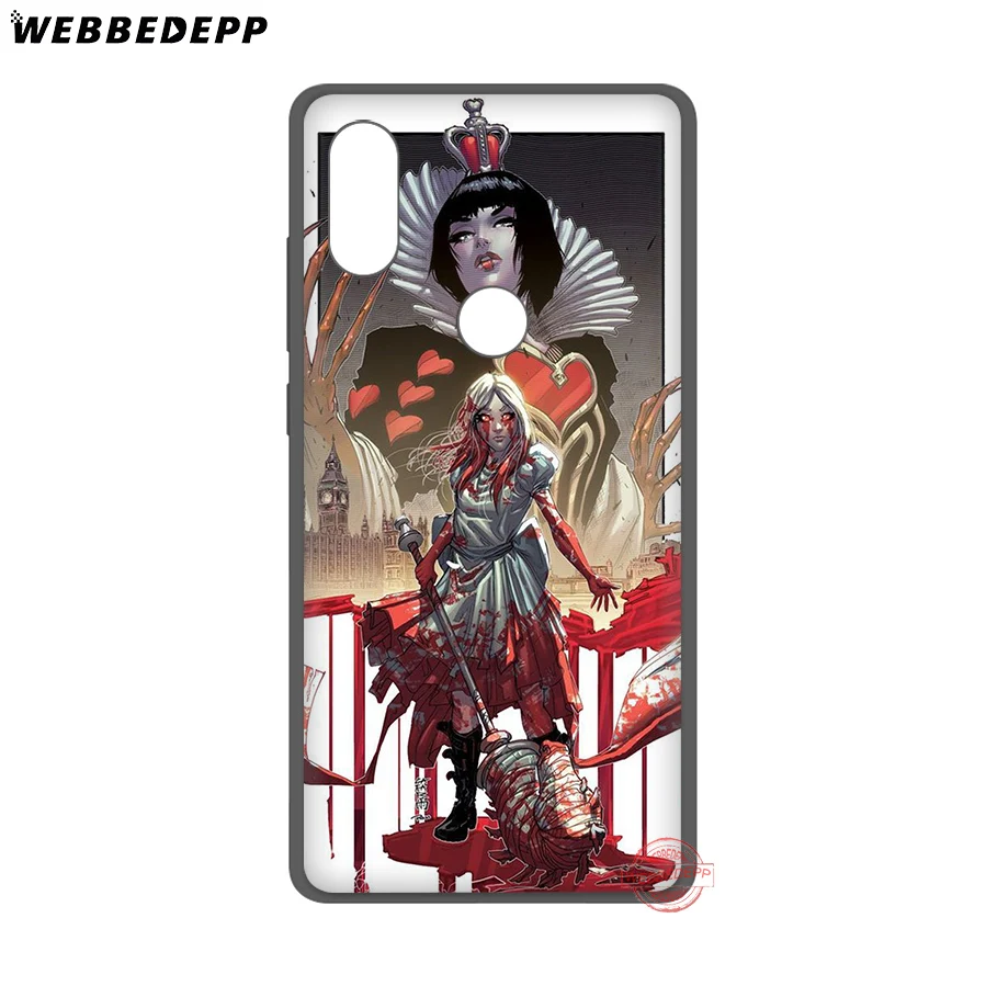 WEBBEDEPP Alice Madness Returns Soft Silicone Case for Xiaomi Mi 6 8 9 SE MAX 3 A1 A2 Lite F1 Cover | Мобильные телефоны и