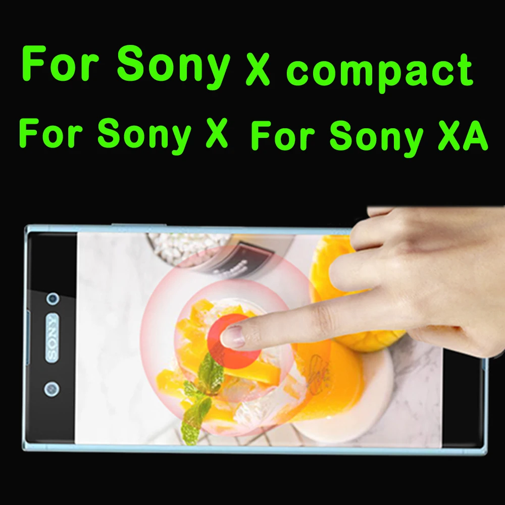 3D полное покрытие для sony xperia x стекло compact защита экрана xa Закаленное Защитная