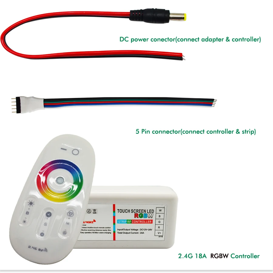 20 м 4 в 1 RGBW Светодиодная лента 5050 SMD DC12V гибкий светодиодный светильник 60