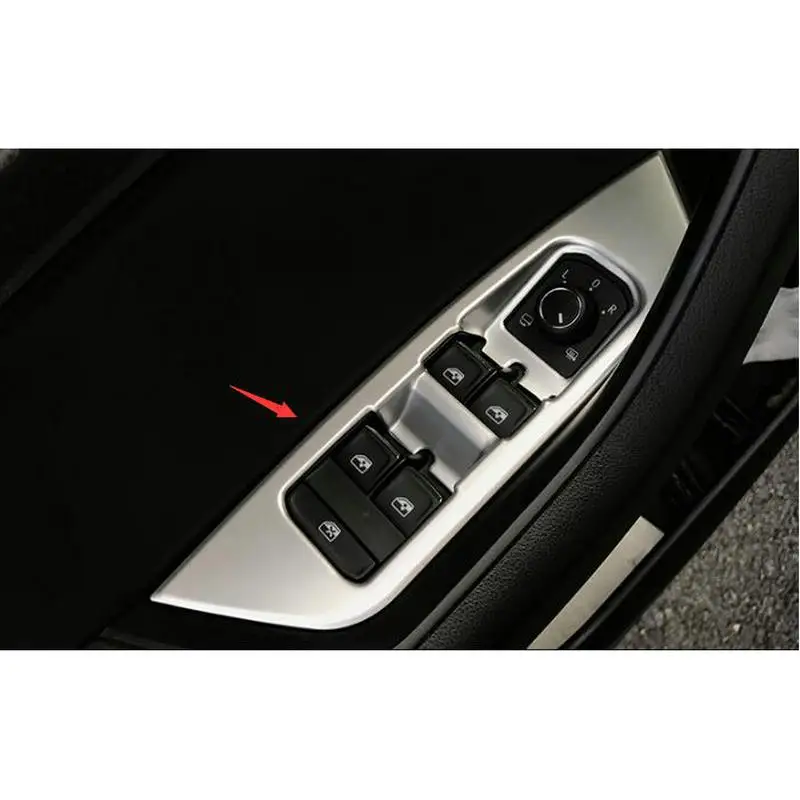 

Car ABS Chrome interior door armrest cover Trim for KODIAQ 2017+
