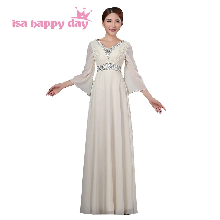 Светло Голубые Вечерние платья в пол с v образным вырезом трапециевидные для