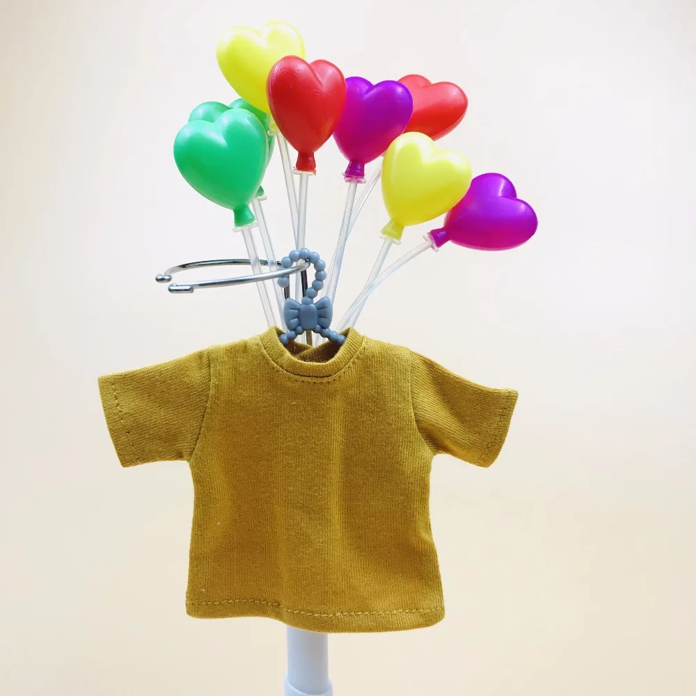 1 шт. новые куклы Blyth милая короткая футболка в полоску Однотонная для кукол blyth licca