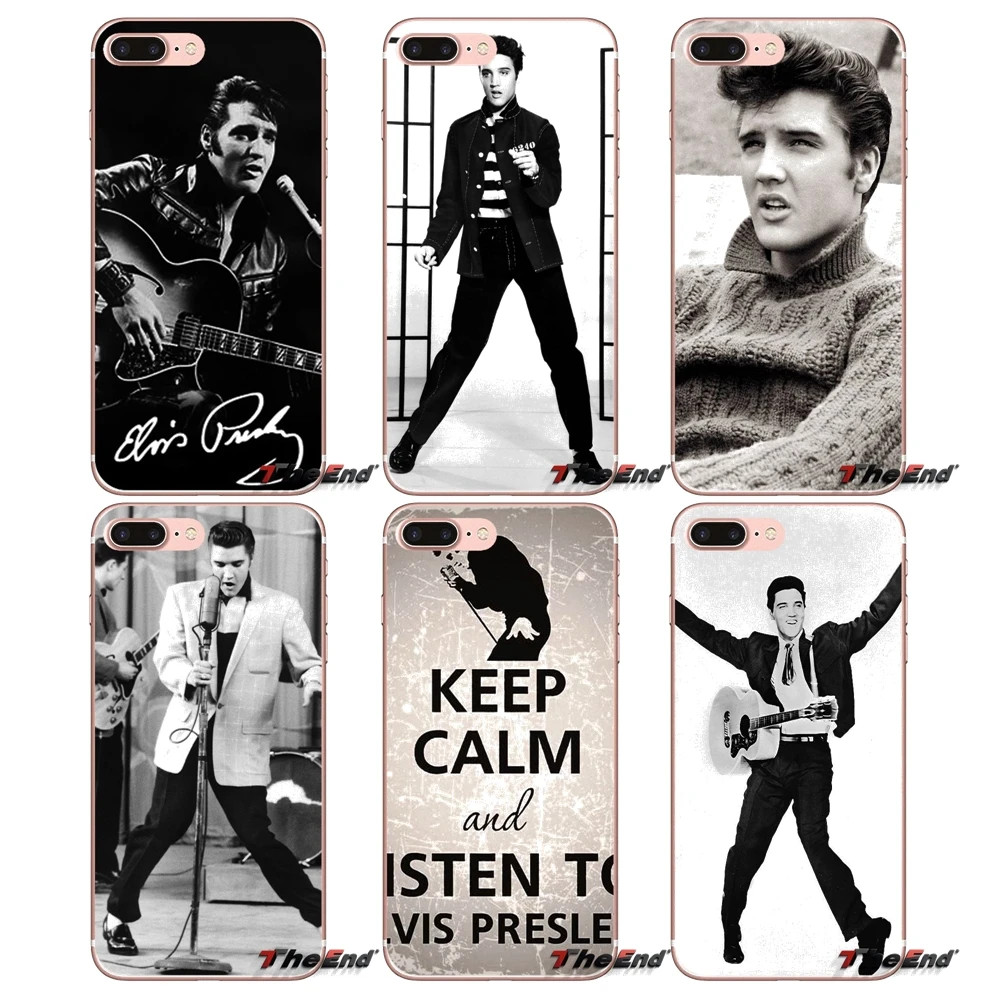 Чехол для телефона Rock Roll Elvis Presley кантри Samsung Galaxy S2 S3 S4 S5 MINI S6 S7 edge S8 S9 Plus Note 2 3 4 5 8 Coque