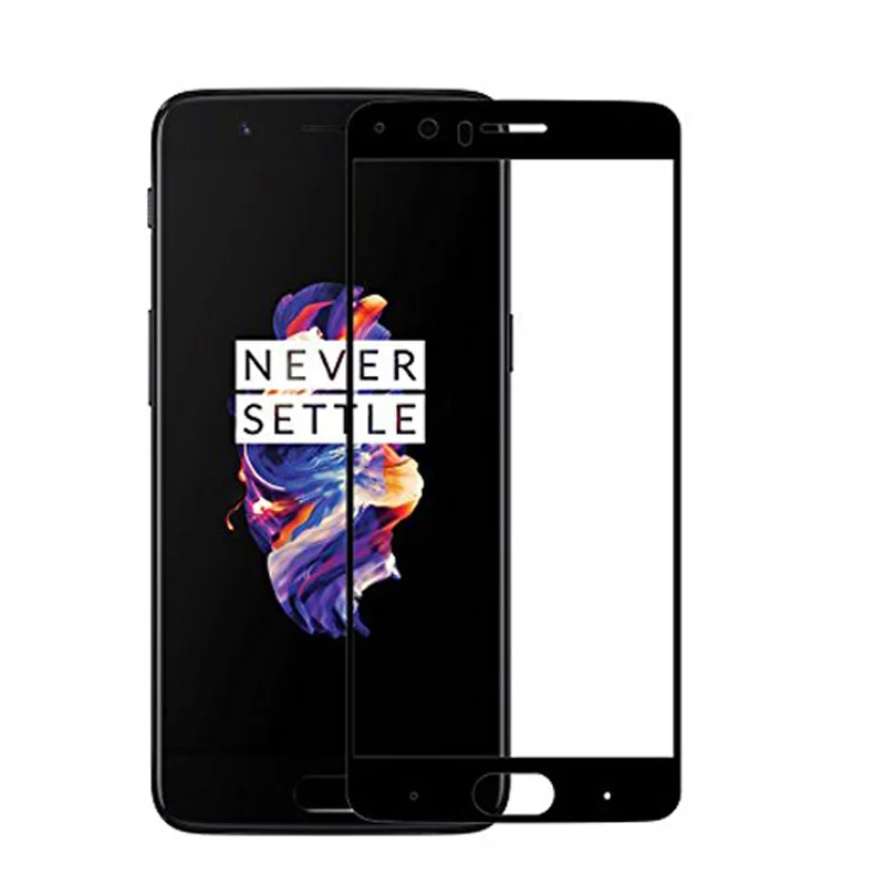 Пленка из закаленного стекла для OnePlus 5 полное покрытие защитная пленка экрана
