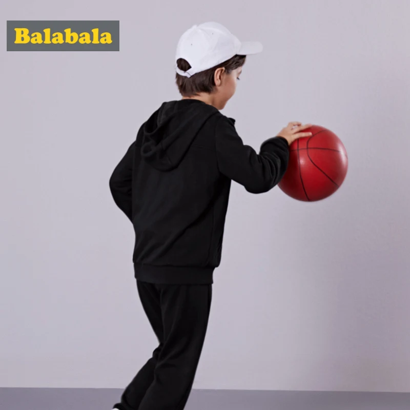 Balabala/комплект из 2 предметов для мальчиков куртка с капюшоном на флисовой