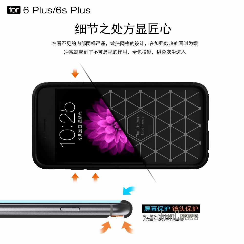 Силиконовый чехол для iPhone 6 Plus 6s 5 дюйма ihone ifon i телефон | Мобильные телефоны и