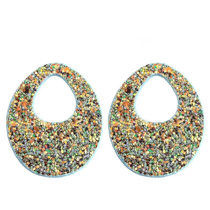 Большие серьги NeeFu WoFu кожаные аксессуары С Рисунком Тигра длинные леопардовые